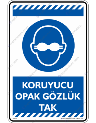 Koruyucu Opak Gözlük Tak