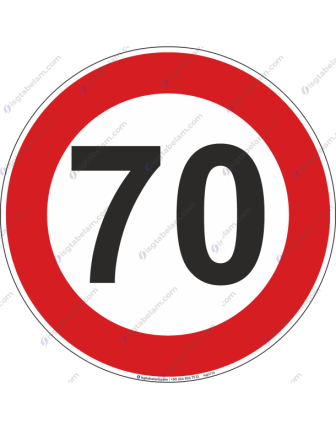 Azami Hız Sınırlaması 70km