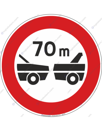 Öndeki Araç 70mt. daha Yakın Takip Edilemez