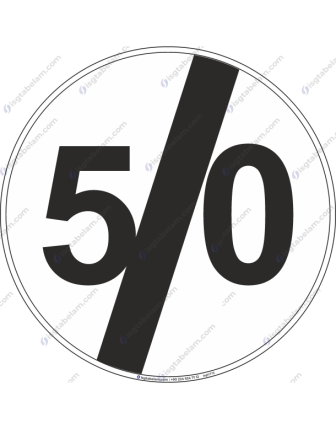 Hız Sınırlaması sonu 50 Km