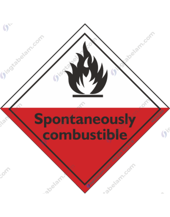 Spontaneously combustible