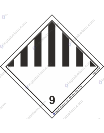 Sınıf 9: Diğer Tehlikeli Maddeler