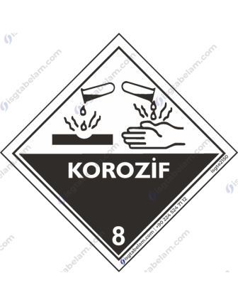 Sınıf 8: Aşındırıcı (Korozif) Maddeler