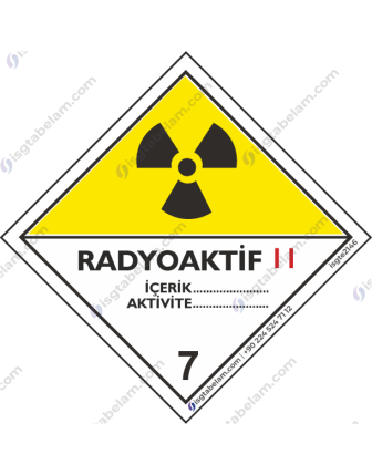 Sınıf 7: Radyoaktif Maddeler