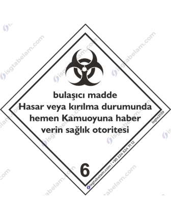 Sınıf 6.2: Mikrop Bulaştırıcı Maddeler