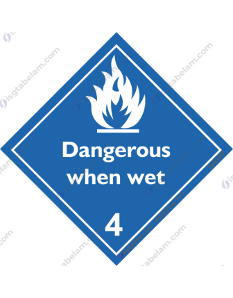 Sınıf 4.3: Dangerous when wet