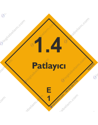 Sınıf 1.4: Düşük Zarar Veren Patlayıcılar