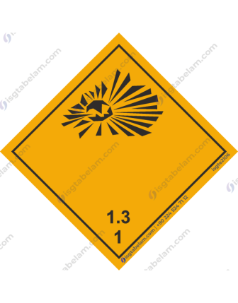 Sınıf 1.3: Alevli Patlayanlar