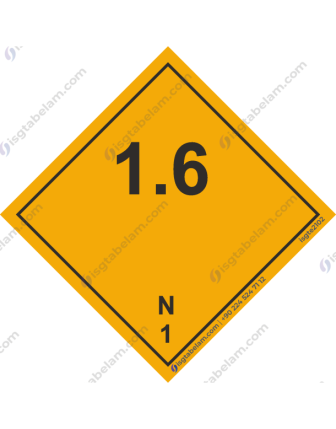 Sınıf 1.6: Patlaması Zor ve Kitle Halinde Patlama Tehlikesi Olmayanlar