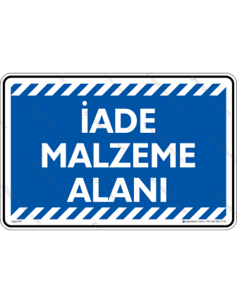 İade Malzeme Alanı