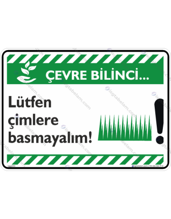 Lütfen Çimlere Basmayalım