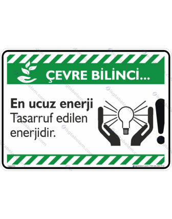 En Ucuz Enerji Tasarruf edilen Enerjidir