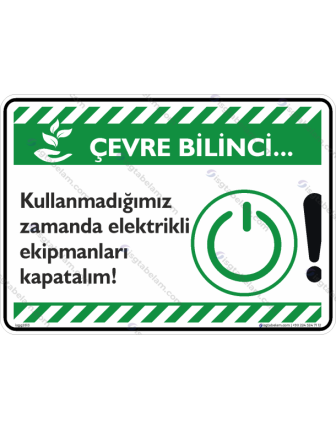 Kullanmadığımız Zamanda Elektrikli Ekipmanları Kapatalım