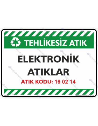 Elektronik Atıklar Atık Kodu: 16 01 14