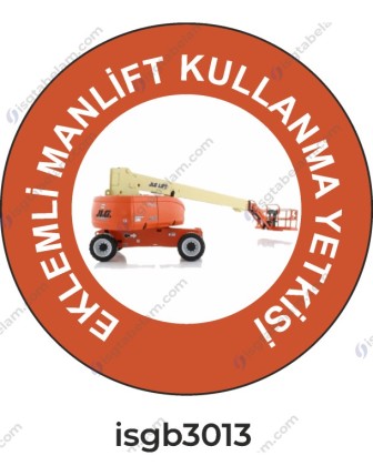 Eklemli Manlift Kullanma Yetkilisi