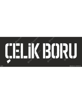 Çelik Boru Boyama Şablonu