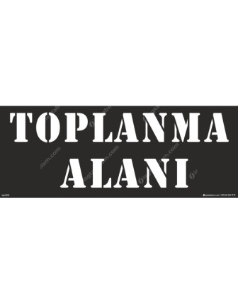 Toplanma Alanı Boyama Şablonu