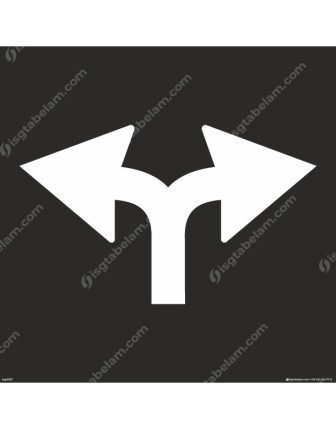 Her İki Yöne Dönen Ok Boyama Şablonu