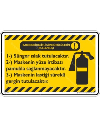 Yangın Söndürücü Kullanım Talimatı