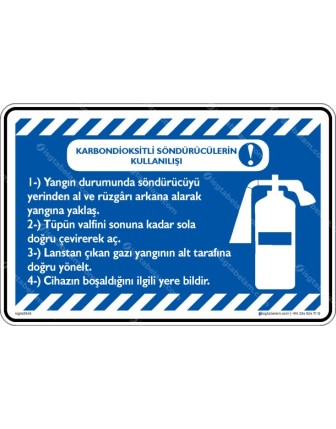 Yangın Söndürücü Kullanım Talimatı