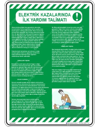 Elektrik Kazalarında İlk Yardım Talimatı