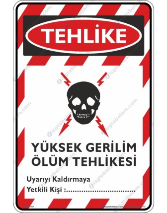 Yüksek Gerilim Ölüm Tehlikesi
