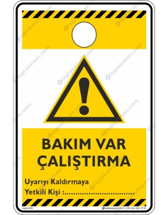 Bakım Var Çalıştırma