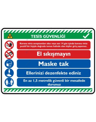 Tesis Güvenliği için Alınması Gereken Önlemler