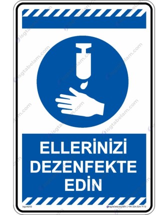Ellerinizi Dezenfekte Edin