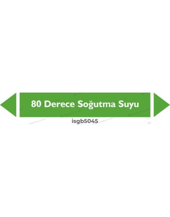 80 Derece Soğutma Suyu