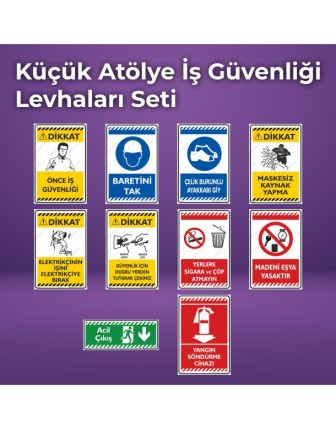 İş Güvenliği Levha Seti 1