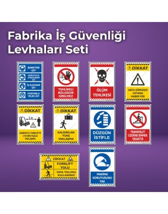 İş Güvenliği Levha Seti 5