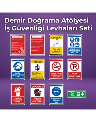 İş Güvenliği Levha Seti 6