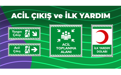 Acil Çıkış ve İlk Yardım Levhaları