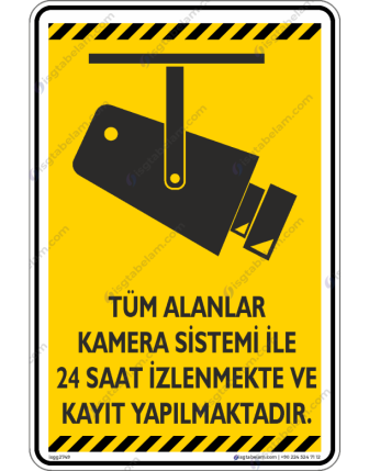 Tüm Alanlar Kamera Sistemi ile İzlenmekte ve Kayıt Yapılmaktadır V1-6