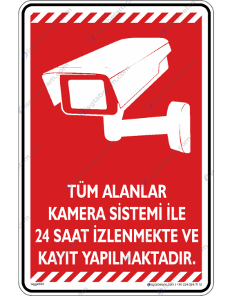 Tüm Alanlar Kamera Sistemi ile İzlenmekte ve Kayıt Yapılmaktadır V2-2