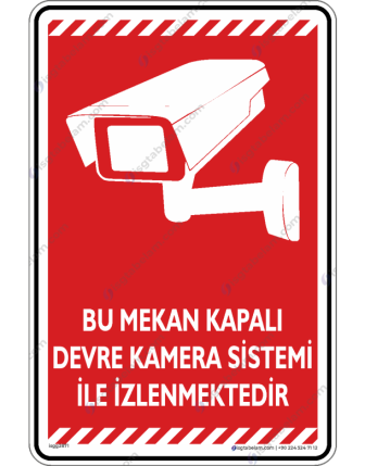 Bu Mekan Kapalı Devre Kamera Sistemi İle İzlenmektedir V2-2
