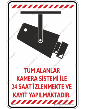Tüm Alanlar Kamera Sistemi ile İzlenmekte ve Kayıt Yapılmaktadır V3-6