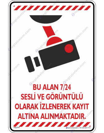 Bu Alan 7/24 Sesli ve Görüntülü Olarak İzlenerek Kayıt Altına Alınmaktadır V3-1