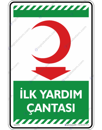 İlk Yardım Çantası Aşağı Ok