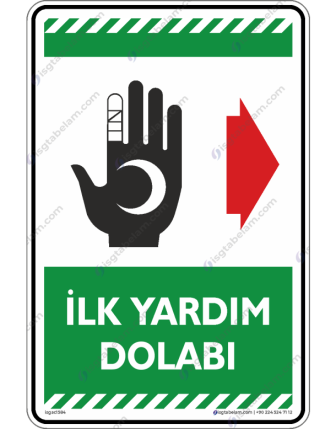İlk Yardım Dolabı Sağ Ok
