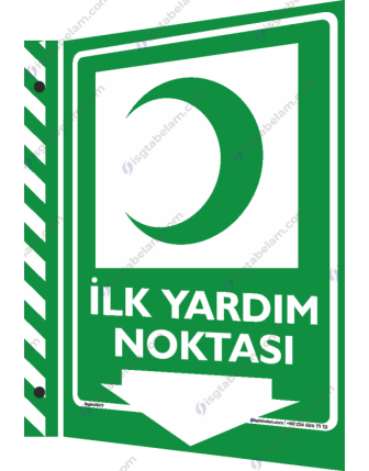 İlk Yardım Noktası Aşağı Ok