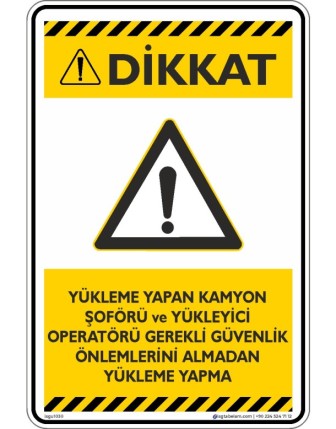 Yükleme Yapan Kamyon Şöfürünün Yapması Gerekenler
