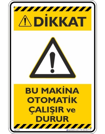 Bu Makine Otomatik Çalışır ve Durur