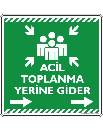 Acil Toplanma Yerine Gider Sağ Ok