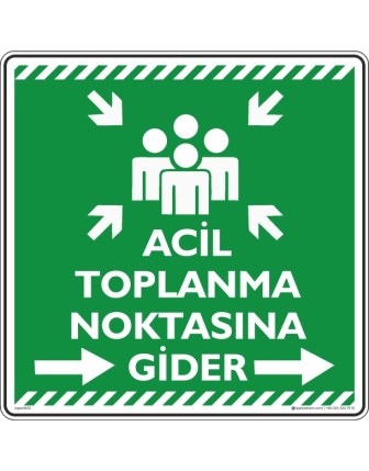 Acil Toplanma Noktasına Gider Sağ Ok