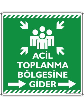 Acil Toplanma Bölgesine Gider Sağ Ok