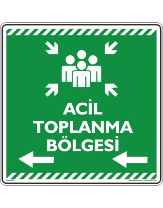 Acil Toplanma Bölgesi Sol Ok