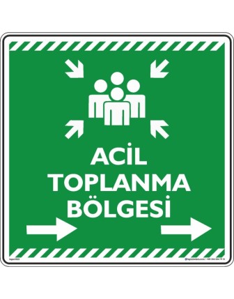 Acil Toplanma Bölgesi Sağ Ok