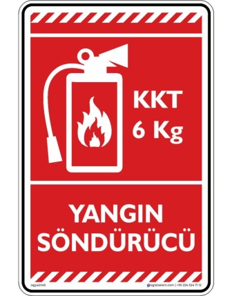 Yangın Söndürücü KKT 6 KG